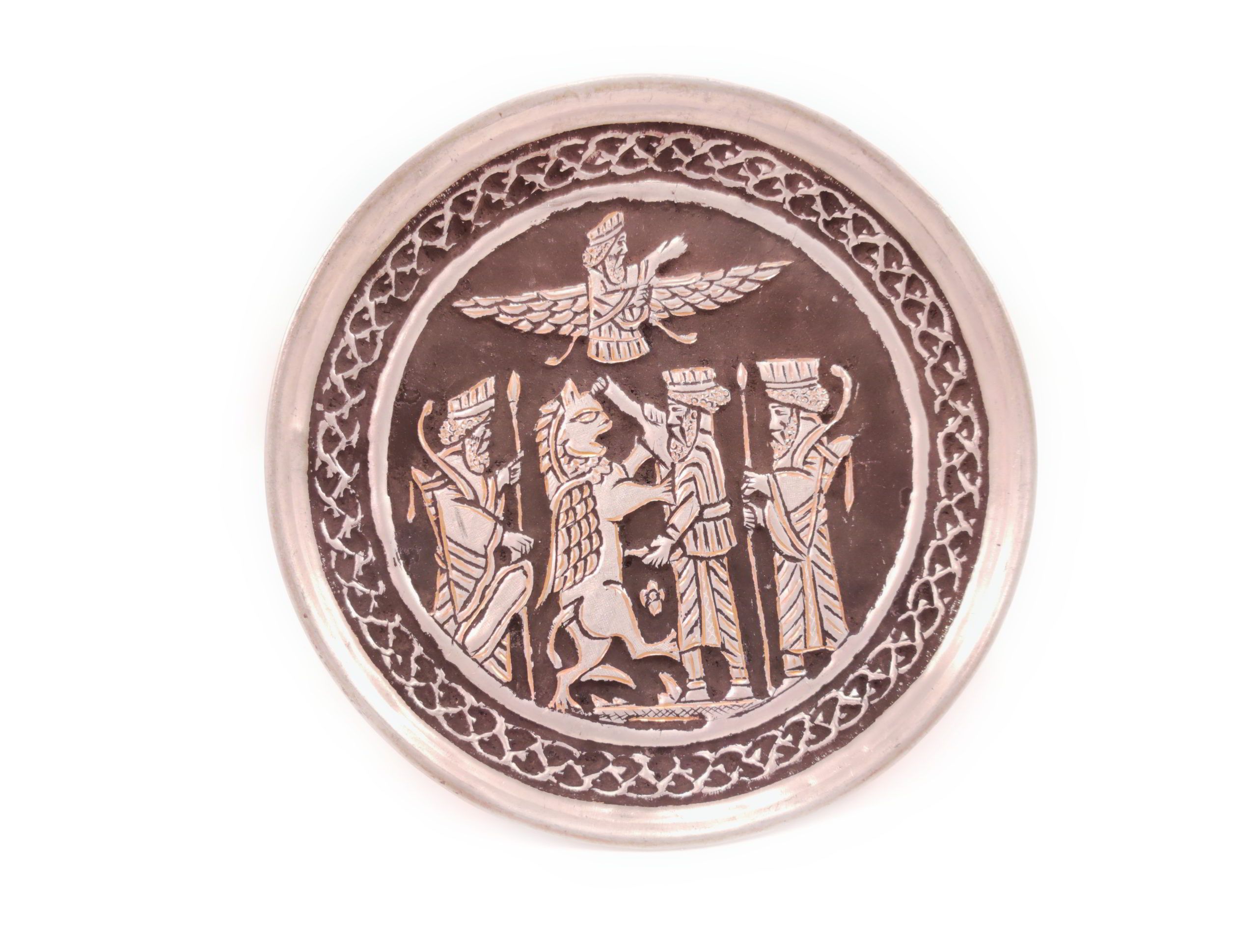 Gravirana Ploča od Konzerviranog Bakra (Ghalamzani)