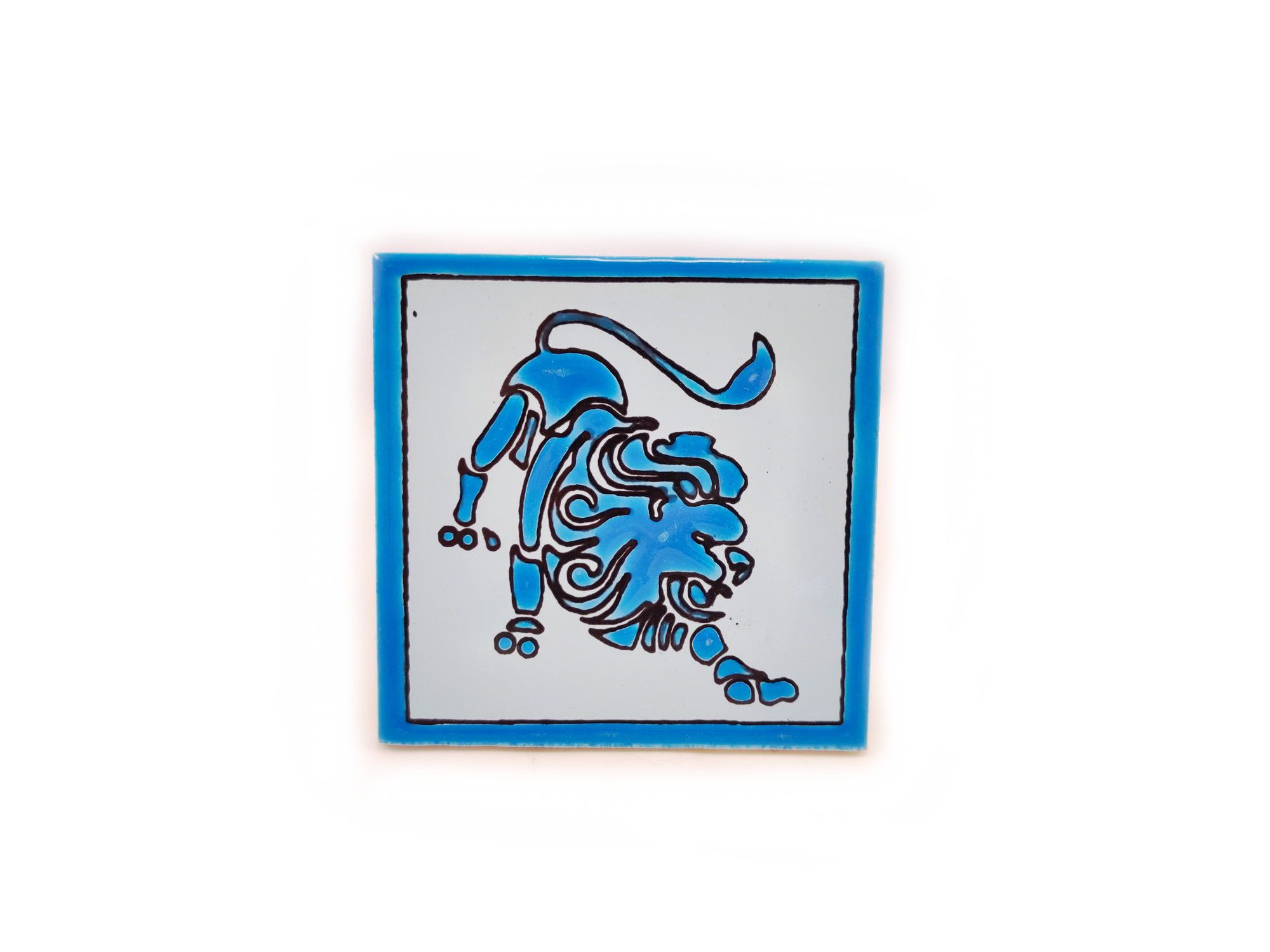 Keramička Pločica sa Znakom Zodijaka - Lav