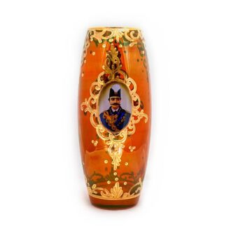 GD-9 _ Floral vase - Qajar_ 2 kom