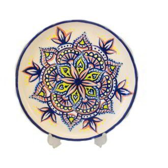 GC_128_Unique Hand-Painted Mandala Plate_1 kom